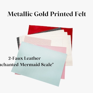 Shop Closing SALE - Metallic wool Felt sheets, Wool felt Sheets, Metallic Wool Felt