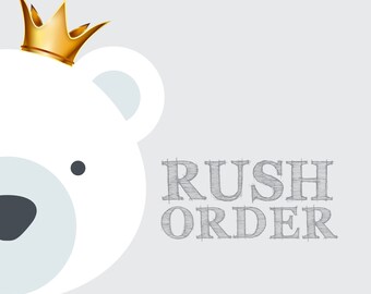 RUSH Order Service – Upgrade PRODUCTION Time to 7 Business Days, 5 Business Days - Does NOT Apply to Shipping