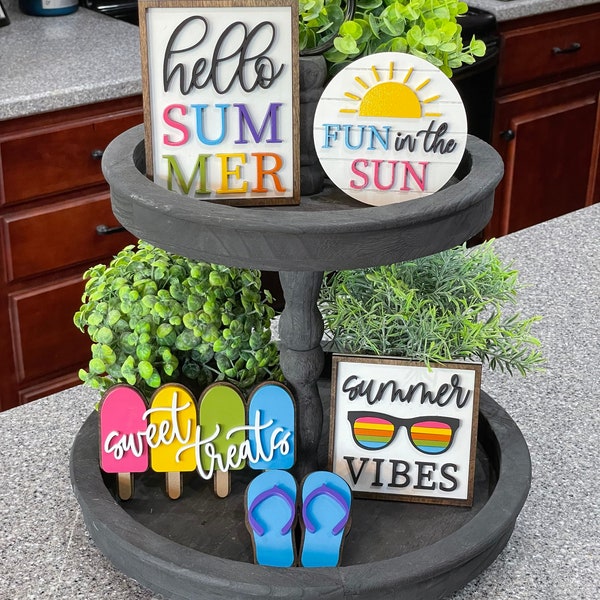 Tiered Tray Sets Etsy