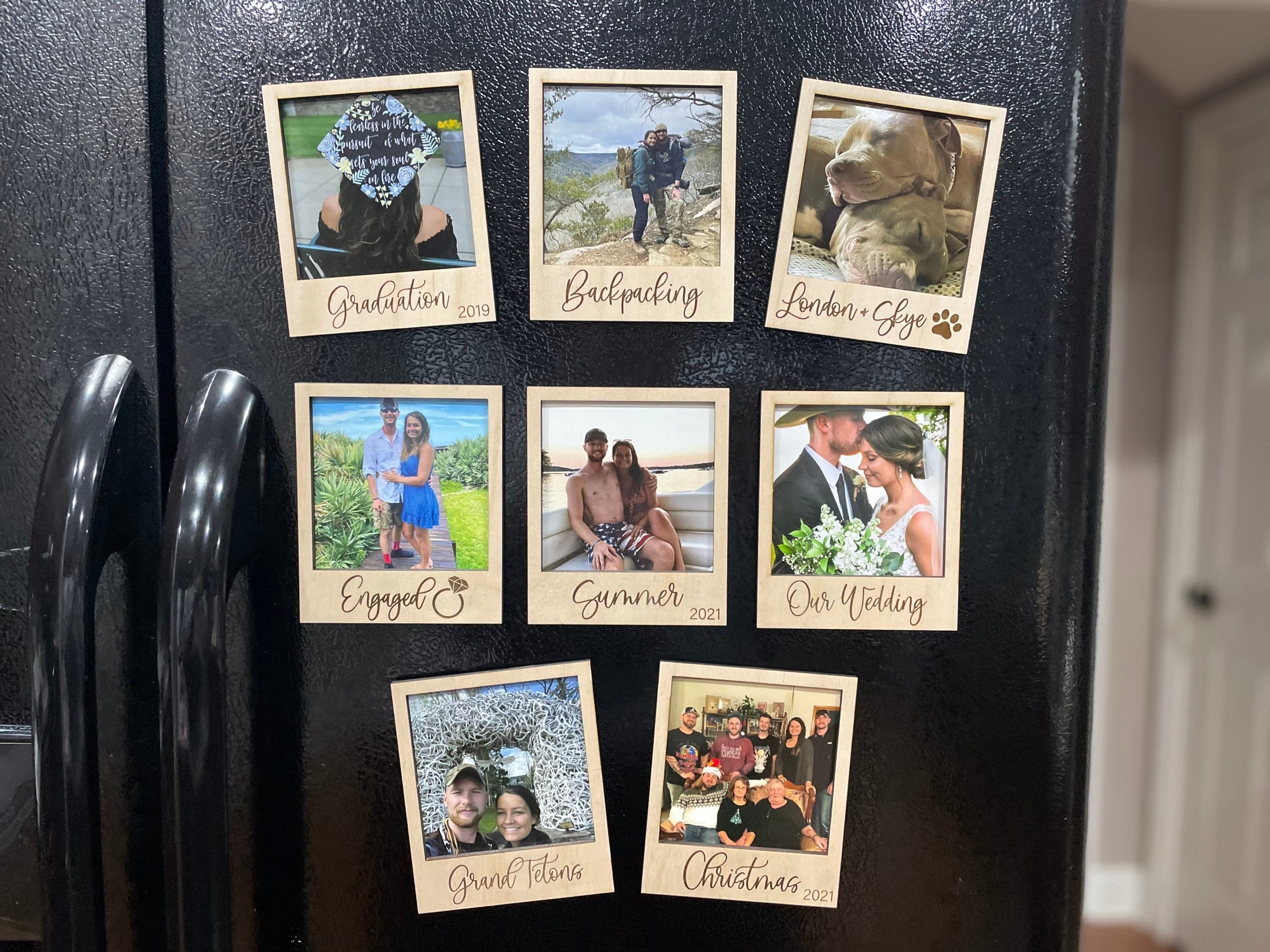 Custom 3D Fridge Magnets 4x6 Photo Gift Fridge Magnet Cutout of Your Dog,  Cat, Child Photo Cut Out of Hardboard Fridge Photo Gift 