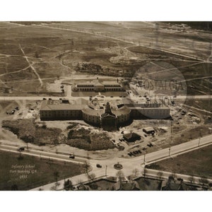 Fort Benning Infantry School 1935 Fort Moore Columbus Georgia Antique Historic Vintage Photo Military Decor Reprint FREE SHIPPING!