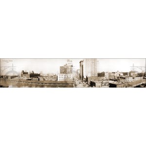 Birmingham, Alabama 1916 Foto panoramica storica d'epoca, arte murale d'epoca, decorazione da parete d'epoca, ristampa di Blazers SPEDIZIONE GRATUITA!