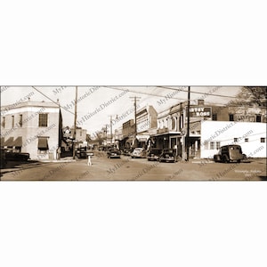 Wetumpka, AL. Alabama 1948 Antique Historic Vintage Photo Reprint 5x14&quot; FREE SHIPPING!