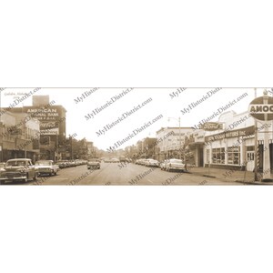 Gadsden, AL. Alabama 1959 Etowah County Antique Historic Vintage Photo Reprint 5x14" FREE SHIPPING!