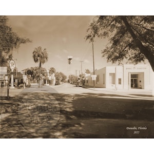 Dunedin Florida FL. 1955 Florida 8x10 History Photo Historic Vintage Antique Photo Wall Art Decor Reprint FREE SHIPPING!