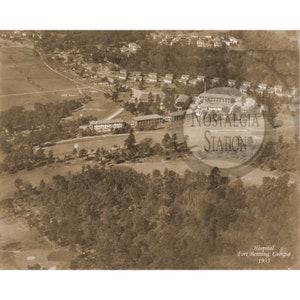 Fort Benning Hospital 1933 Fort Moore Infantry Columbus GA Antique Historic Vintage Photo Wall Art Vintage Decor Reprint FREE SHIPPING!
