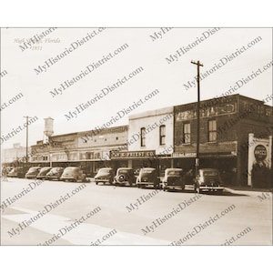 High Springs Florida FL. 1951 Florida 8x10 History Photo Historic Vintage Antique Photo Wall Art Decor Reprint FREE SHIPPING!