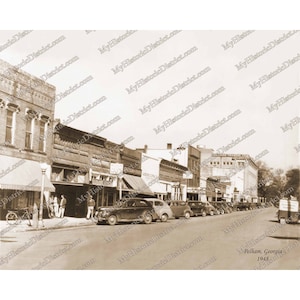 Pelham, Géorgie, 1948, photo vintage historique, décoration murale d'art mural, réimpression, livraison gratuite !