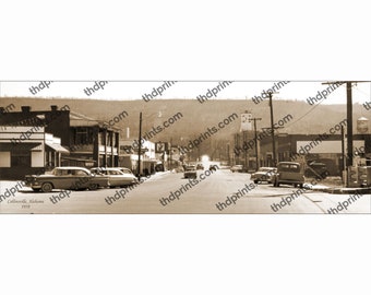 Collinsville, AL. Alabama 1958 Antique Historic Vintage Photo Reprint 5x14" FREE SHIPPING!