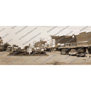 Eatonton, GA. Georgia 1949, antica foto storica vintage, decorazione da parete, stampa panoramica, ristampa della storia della Georgia. SPEDIZIONE GRATUITA!
