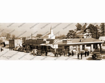 Vincent, AL. Alabama 1941 Antique Historic Vintage Photo Reprint 5x14" FREE SHIPPING!