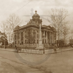 Valdosta, GA. Georgia 1912 Antica Stampa Panoramica da Parete con Foto Storica Vintage Ristampa Storia della Georgia SPEDIZIONE GRATUITA!
