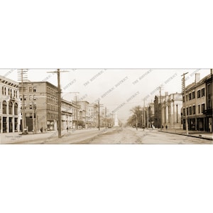 Augusta, GA. Georgia 1903 Antique Historic Vintage Photo Reprint 5x14&quot; FREE SHIPPING!