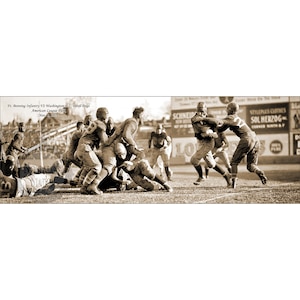 Fort Benning Doughboys Football 1924 Ft Moore Antik Vintage Historisches Panorama Militärfoto Columbus Georgia Reprint KOSTENLOSER VERSAND!
