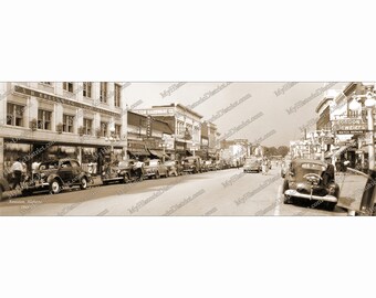 Anniston, AL. Alabama 1948 Antique Historic Vintage Photo Reprint 5x14" FREE SHIPPING!