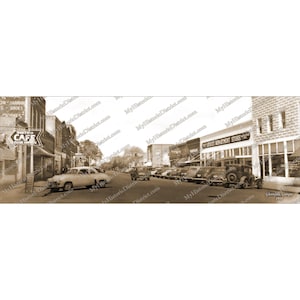 Glennville, GA. Georgia 1948 Antica Foto Storica Vintage Decorazione da Parete Lago Eufaula Stampa Panoramica Ristampa Storia della Georgia SPEDIZIONE GRATUITA!