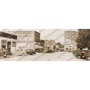 Cuthbert, GA. Georgia 1948 Stampa panoramica da parete con foto d'epoca storica antica. Ristampa dell'Andrew College. Storia della Georgia. SPEDIZIONE GRATUITA!