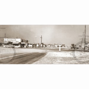 Gulf Shores, AL. Alabama 1953  Antique Historic Vintage Photo Reprint 5x14&quot; FREE SHIPPING!
