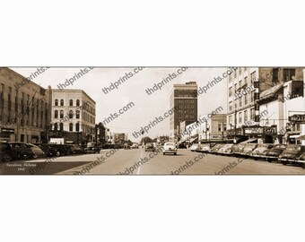 Tuscaloosa, AL. Alabama 1948 Antike Historische Vintage Foto Nachdruck 5x14 "Roll Tide KOSTENLOSER VERSAND!