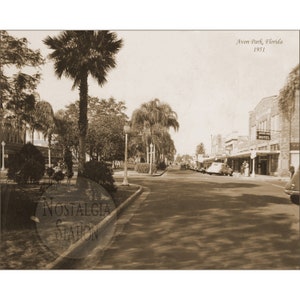 Avon Park, Florida, FL. 1951 Florida 8 x 10 geschiedenisfoto historische vintage antieke fotowandkunst decor herdruk GRATIS VERZENDING!
