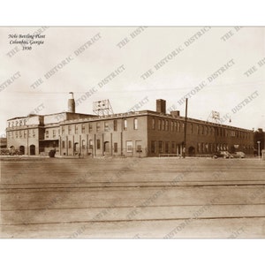 Columbus GA Géorgie 1930 Nehi Bottling historique photo vintage murale Art mural décoration murale Phenix City Fort Benning Moore réimpression livraison gratuite !