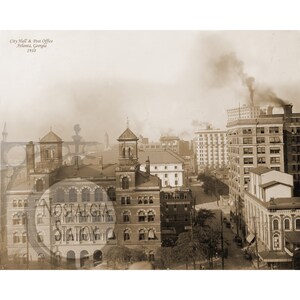 Atlanta, GA Georgia 1910 Antique Historic Vintage Photo Vintage Wall Art Vintage Wall Decor Reprint FREE SHIPPING!