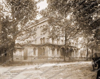 Mobile, AL Alabama 1907 Mobile County Antique Historic Vintage Photo Vintage Wall Art Vintage Wall Decor Reprint FREE SHIPPING!