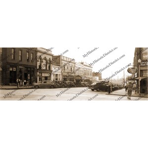 Cordele, GA. Georgia 1948 Antica Foto Storica Vintage Decorazione da Parete Stampa Panoramica Ristampa Storia della Georgia SPEDIZIONE GRATUITA!