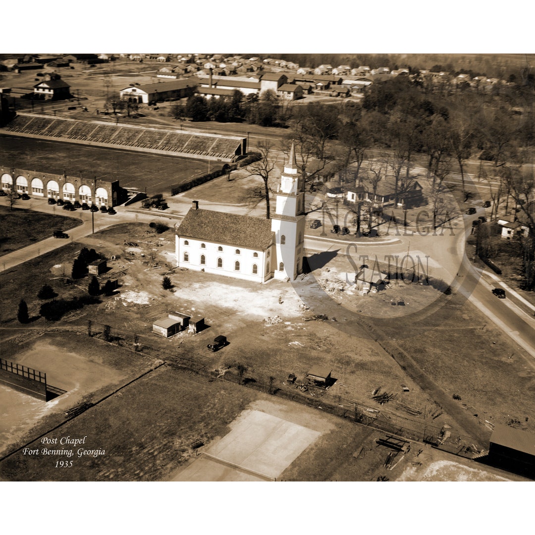 Fort Benning Post Chapel 1935 Fort Moore Columbus GA Infantry School ...