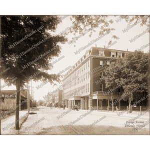 Orlando Florida FL. 1906 Florida History Photo Historic Vintage Antique Photo Wall Art Decor Reprint FREE SHIPPING!