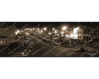 Eufaula, AL. Alabama 1953 Antique Historic Vintage Photo Reprint 5x14" FREE SHIPPING!