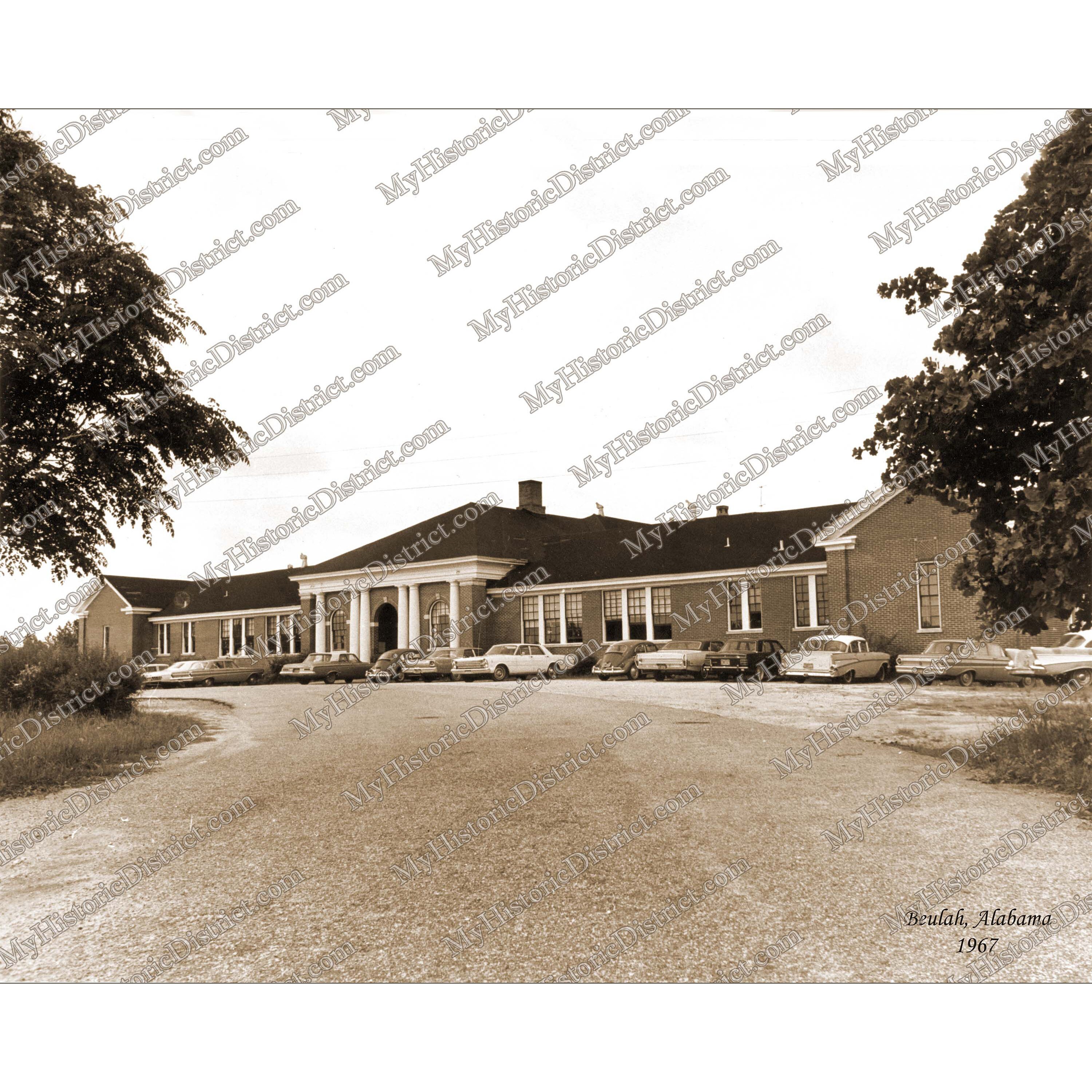 Beulah AL Alabama School 1967 Antique Historic Vintage Photo Etsy