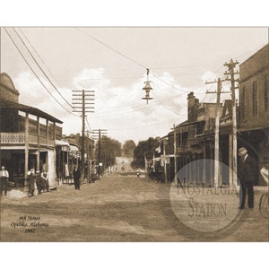 Opelika Alabama 1902 8th Street 8x10 Foto storica d'epoca antica Decorazione da parete Ristampa SPEDIZIONE GRATUITA!