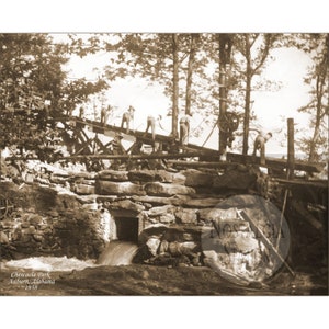 Auburn Alabama AL Chewacla Park 1938 Ristampa storica, antica, vintage, decorazione da parete, SPEDIZIONE GRATUITA!