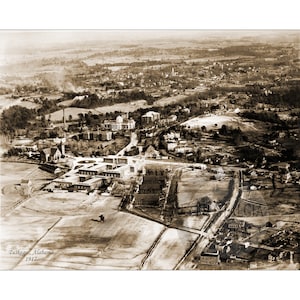 Tuskegee Alabama 1917 Università Veduta aerea storica d'epoca antica foto da parete decorazione artistica ristampa SPEDIZIONE GRATUITA!