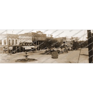 Eufaula, AL. Alabama 1909 Antique Historic Vintage Photo Reprint 5x14&quot; FREE SHIPPING!