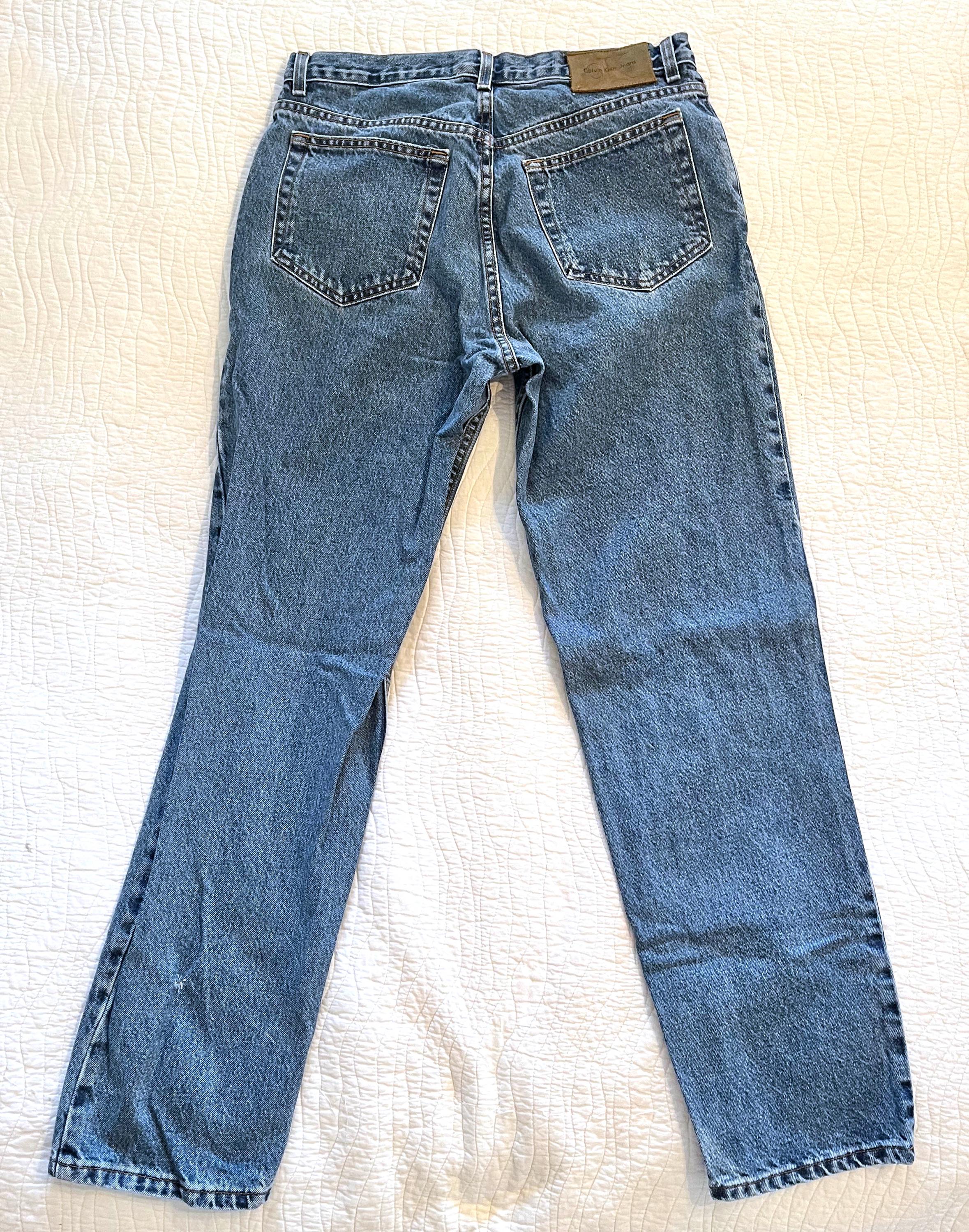 2000s~ Calvin Klein Men's Slacks, Size W35 polyester black type Vintage Second Hand main image 0