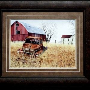 Billy Jacobs Granddad&#39;s Old Truck Framed (LG) Art Print 25.5 x 21.5