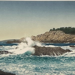 Arnold Alaniz Rocky Coast Artists Proof  Ocean Art Print