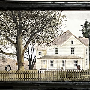 Billy Jacobs Grandma&#39;s House Studio Art Print-Framed (Wood) 18.5 x 14.5-FREE SHIPPING