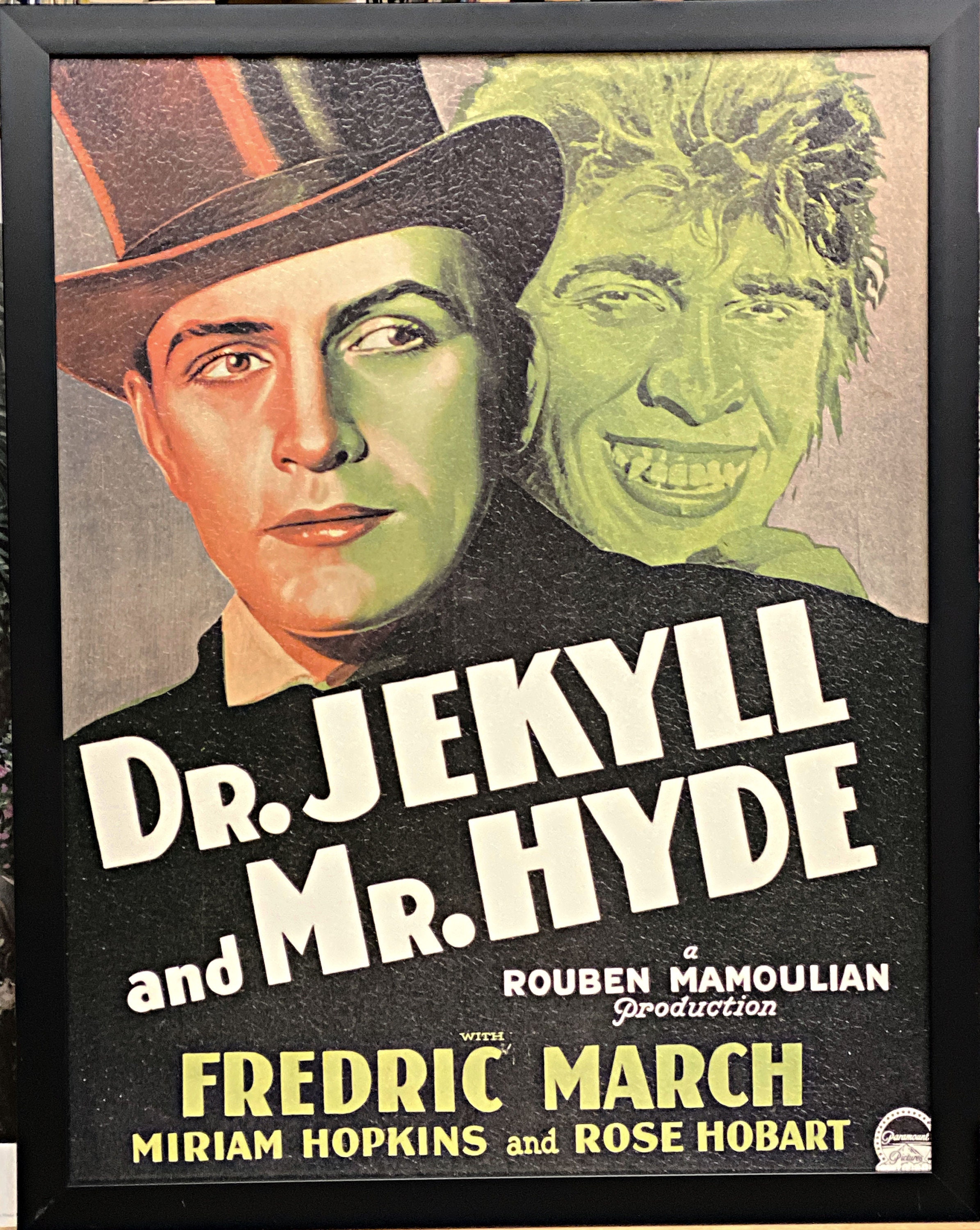 Dr Jekyll and Mr Hyde Movie Poster Framed 29 X 23 - Etsy