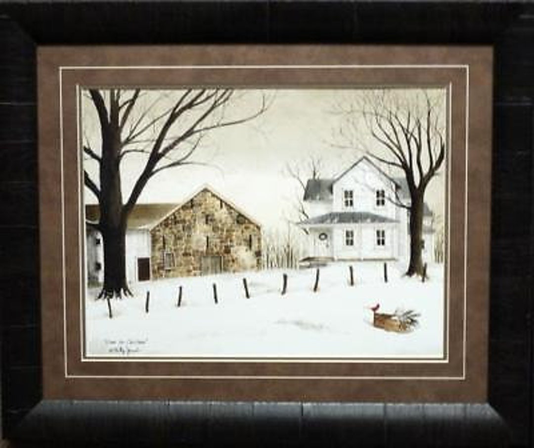Billy Jacobs Home for Christmas Art Print Farm Art Print-framed - Etsy