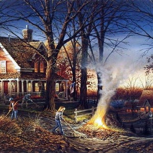 Terry Redlin Autumn Evening - 32&quot;x18.5&quot; Artist&#39;s Proof