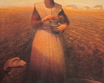 Gary Smith Harvest at Dark S/N Art Print 16 x 20