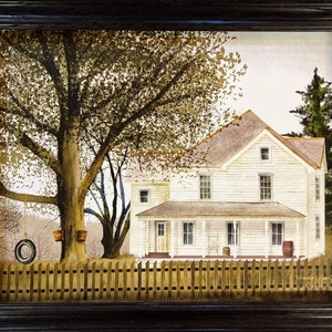 Billy Jacobs Framed Nostalgic Art Print Grandma&#39;s House (28&quot;x22&quot;)
