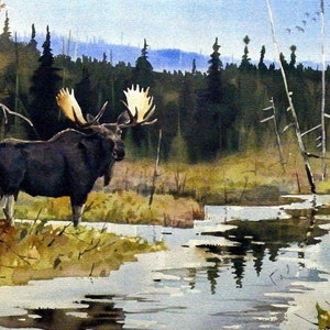 Les Kouba November in Border Lakes Country Artists Proof Art Print