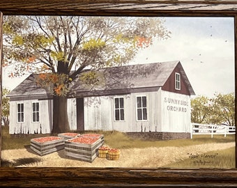 Billy Jacobs Apple Harvest Art Print-Framed 20.5 x 15.5