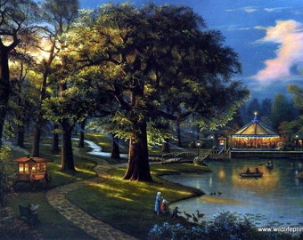 Jesse Barnes A Walk in the Park - 24"x16" Signed/Numbered