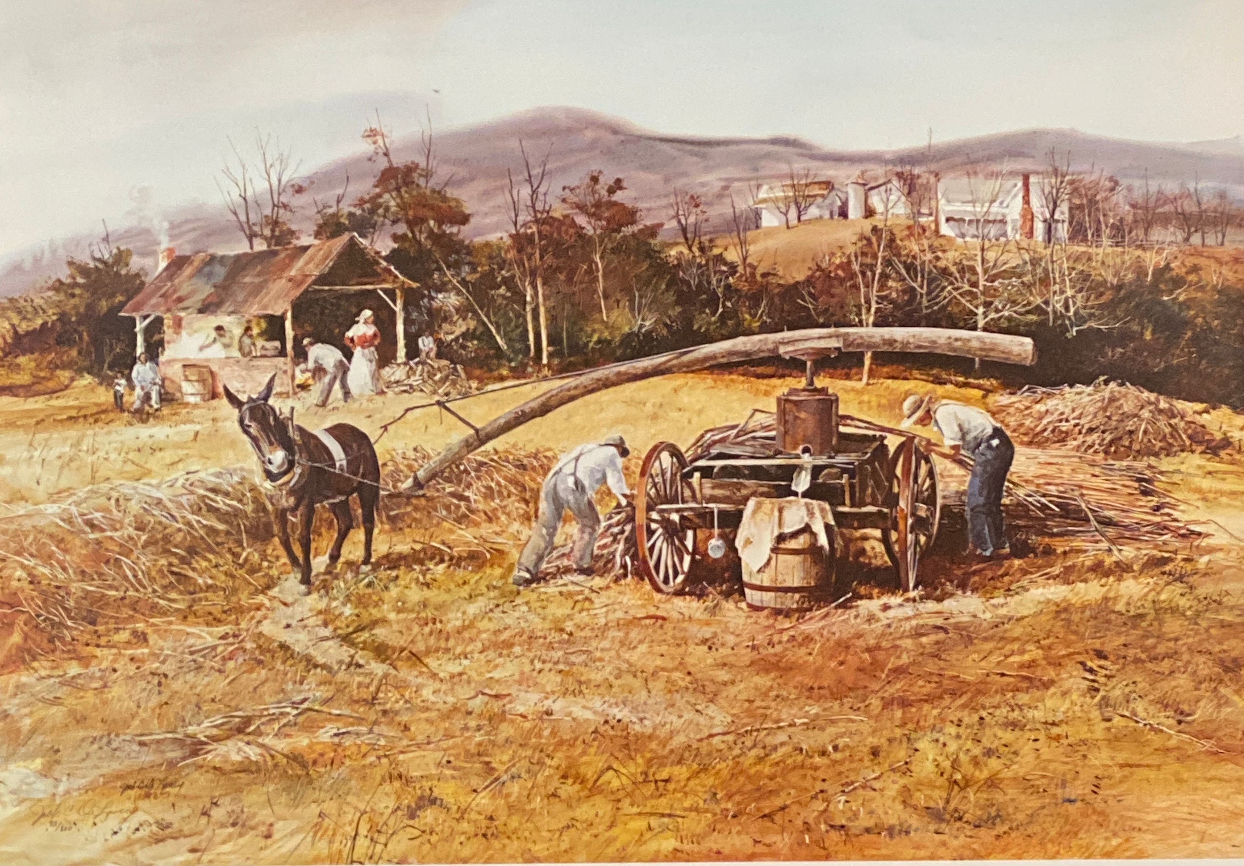 Jack Deloney S/N Art Print of the Old South Mill With Etsy