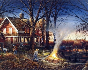 Terry Redlin Autumn Evening - 32"x18.5" Artist's Proof